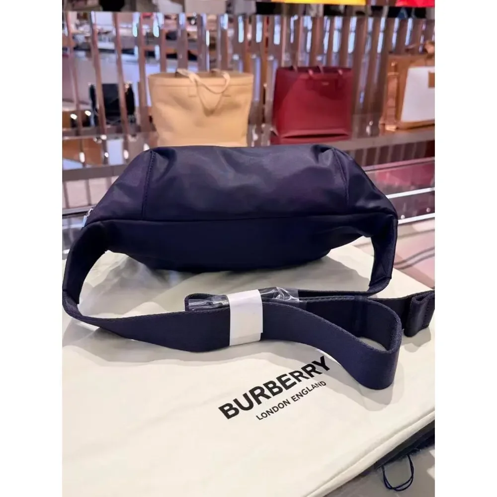 Burberry Navy Zip bum bag New - Picture 4 of 8
